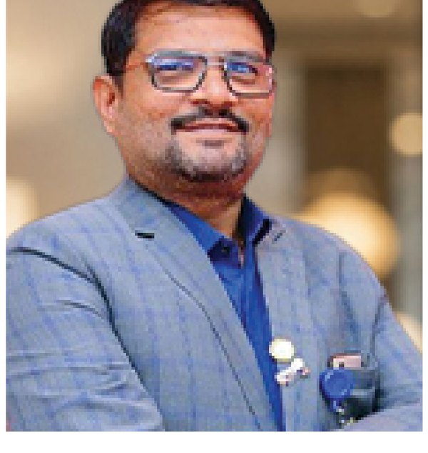 Portrait of Bharat Sharma, Co-Founder and Promoter